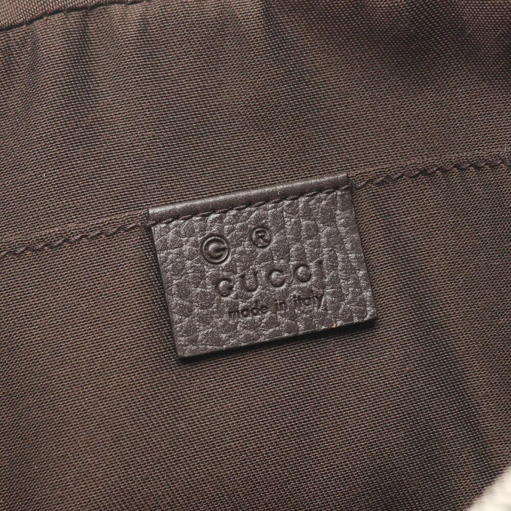 GUCCI Brown Leather Fanny Pack - Picture 4 of 7